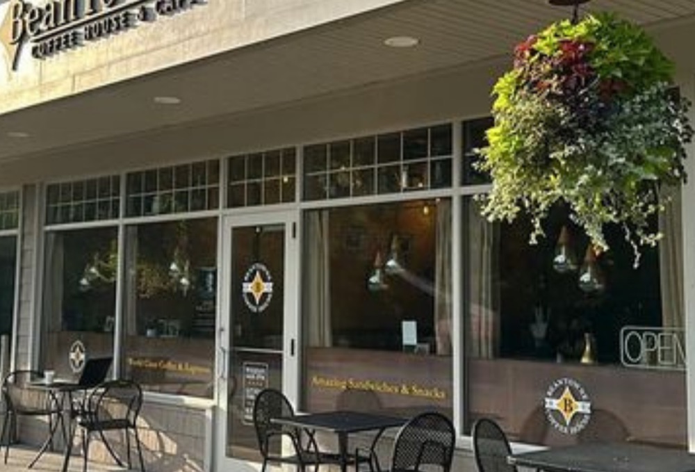 Inside the Cambridge coffee house